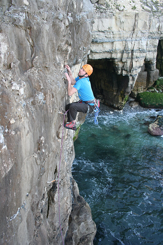 Rock climbing in Devon, Cornwall & Dorset Ultra Trail Events