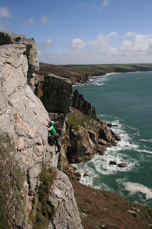 Rock climbing in Devon, Cornwall & Dorset Ultra Trail Events